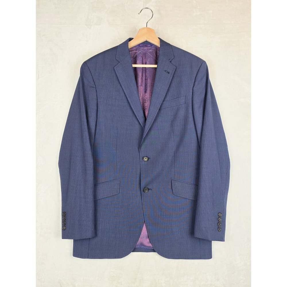 Ted Baker London Endurance Jones CT Sport Coat Mens 38R Blue Wool Blazer Canada